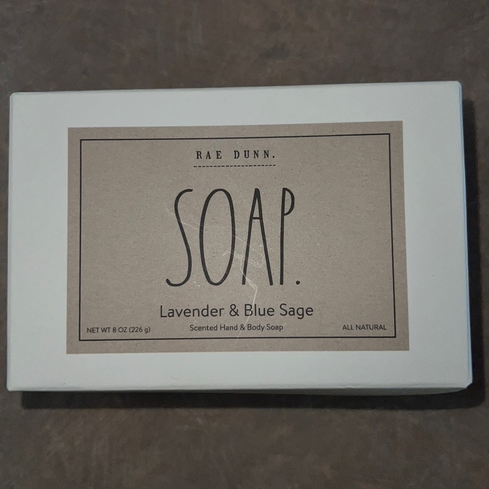 Rae Dunn- lavender & blue sage soap- new-  *5 for $25 sale!!